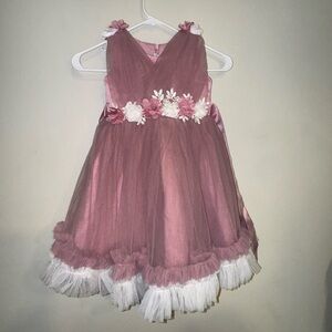 Ili Allure Elegant Pink Mauve Dress for Kids